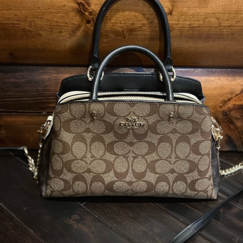Coach logo crossbody
